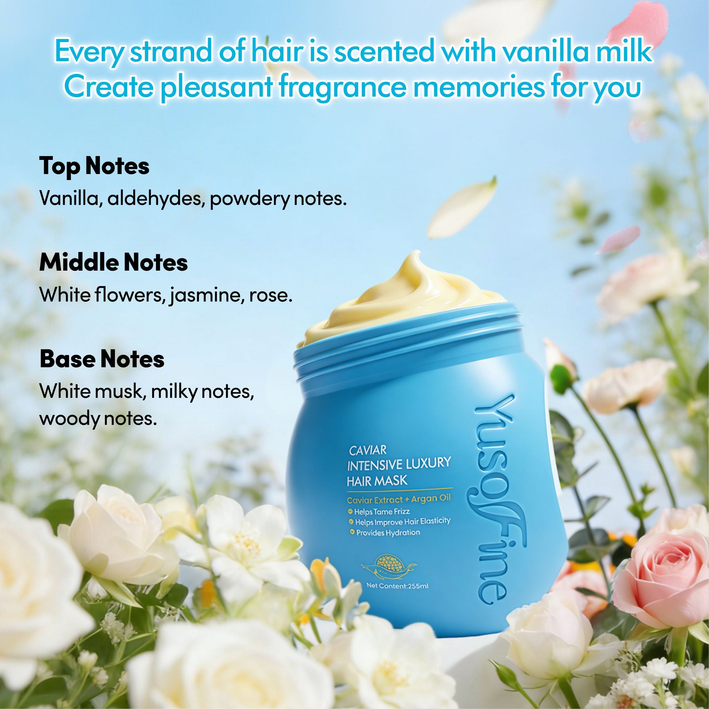 Yusofine Caviar Intensive Luxury Hair Mask Repair Damaged Hair